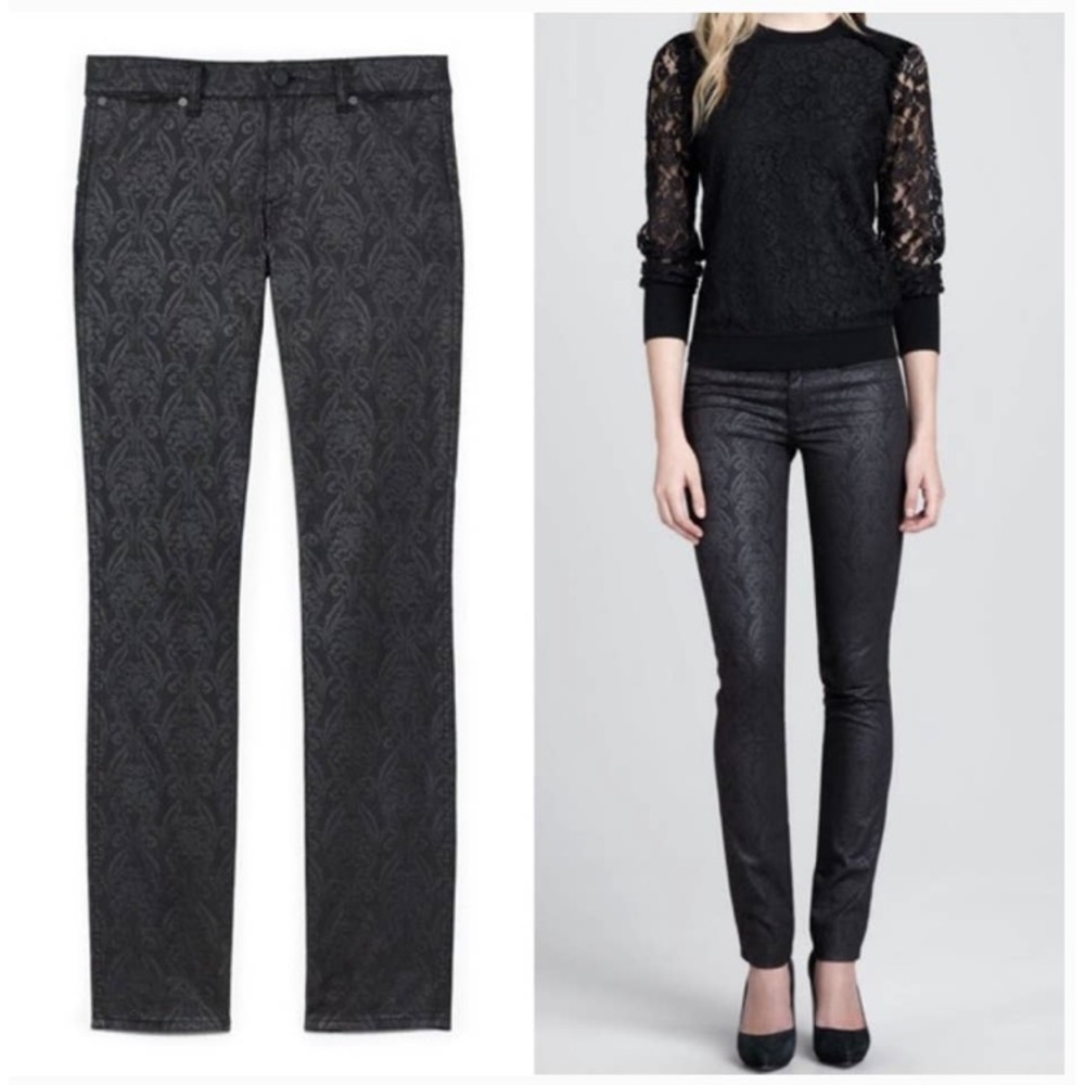 Tory Burch Black Pattern Jean